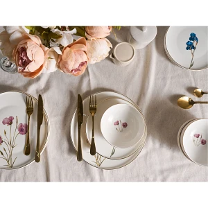 Zastawa stołowa 12-częściowa HYSSOP Porcelana Biały Zastawa stołowa 12-częściowa HYSSOP Porcelana Biały
