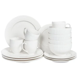 Zastawa stołowa 16-częściowa COWSLIP Porcelana Biały Zastawa stołowa 16-częściowa COWSLIP Porcelana Biały