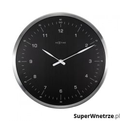 Zegar ścienny 33 cm Nextime 60 Minutes czarny