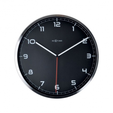 Zegar ścienny 35 cm Nextime Company czarny