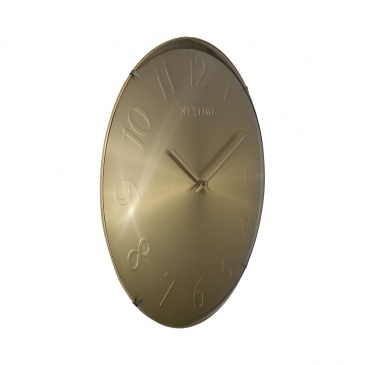 Zegar ścienny 35 cm Nextime Elegant Dome złoty