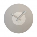 Zegar ścienny 39,5 cm Nextime In Touch srebrny