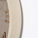 Zegar ścienny beżowy 38 cm - zdjęcie 6