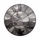 Zegar ścienny Nextime Venice czarno-biały