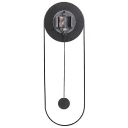 Zegar ścienny salvan 20 cm metal czarny