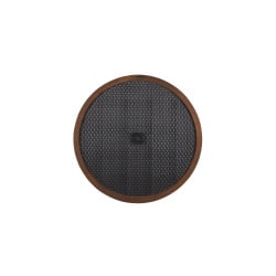 Zegar ścienny ø 60 cm ciemne drewno CUILCO