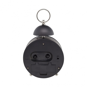 Zegar stojący 16x9,2 cm Nextime Single Bell czarny