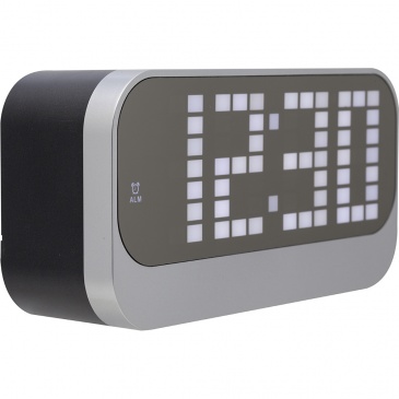 Zegar stojący 8,5 x 17,5 cm Nextime Loud Alarm czarny