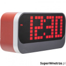 Zegar stojący 8,5 x 17,5 cm Nextime Loud Alarm czerwony