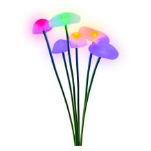 Zest.2 lamp.solar.grzyby 40cm barwa-RGB/DIA6104M