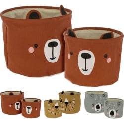 Zestaw 2 koszy koala z tkaniny