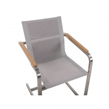 Zestaw 2 krzeseł ogrodowych beżowy COSOLETO