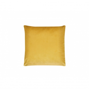 Zestaw 2 welurowych poduszek dekoracyjnych geometryczny wzór 45 x 45 cm żółty PINUS