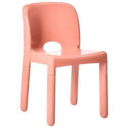 Zestaw 4 krzeseł ogrodowych BETIM Koralowy Zestaw 4 krzeseł ogrodowych BETIM Koralowy