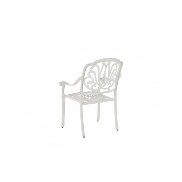 Zestaw 4 krzeseł ogrodowych biały ANCONA