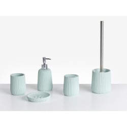 Zestaw akcesoriów łazienkowych 5 elementów POZUZO Miętowy Zestaw akcesoriów łazienkowych 5 elementów POZUZO Miętowy