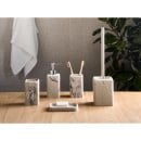 Zestaw akcesoriów łazienkowych 5 elementów VILCANOTA Beżowy marmur