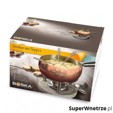 Zestaw do fondue 1 l Boska Copper wielokolorowy