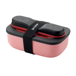 Zestaw lunch box z podróżnymi sztućcami store&go