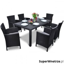 Zestaw mebli ogrodowych Verona Allibert grafit