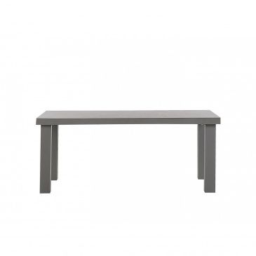 Zestaw ogrodowy betonowy stół 2 ławki szary TARANTO