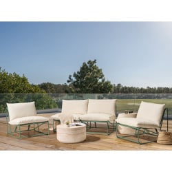 Zestaw ogrodowy dla 4 osób PICO Metal Zielony