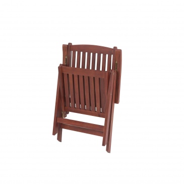 Zestaw ogrodowy drewniany stół i 6 krzeseł z poduszkami szarobeżowymi TOSCANA