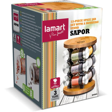 Komplet przyprawników 12szt. Sapor Lamart LT7051 - zdjęcie 2
